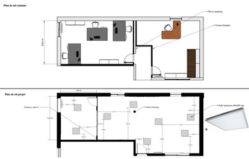 Plan de sol existant- projet futur